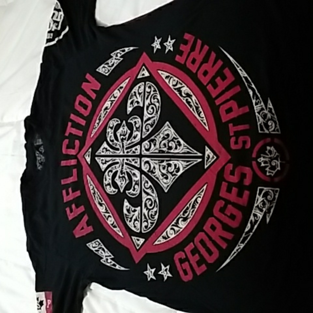 Affliction black graphic tshirt